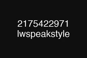 2175422971 lwspeakstyle